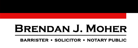 Brendan J. Moher Barrister, solicitor, notary public